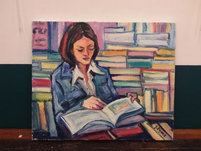 FAGARD 

Hélène the little bookworm

Oil...