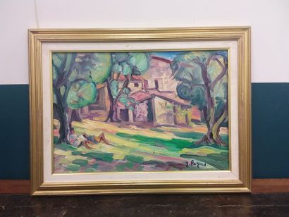 FAGARD

Les dormeurs, domaine renoir 

Huile...
