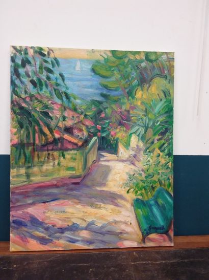 FAGARD 

Landscape with the pine of Galle

Oil...