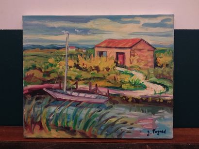 FAGARD 

Fisherman's hut in Oleron 

Oil...