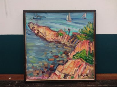 FAGARD 

Les roches rouges

Huile sur toile...