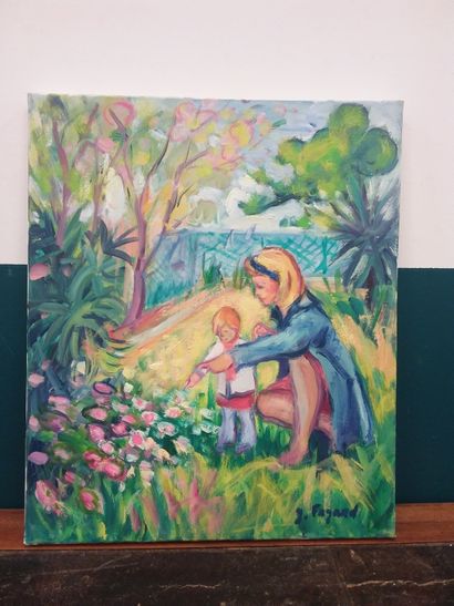 FAGARD 

First lesson of things 

Oil on...