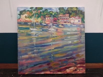 FAGARD 

Le port Mejean

Huile sur toile...