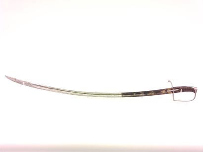 
German style cavalry officer's saber. 




Leather-covered...