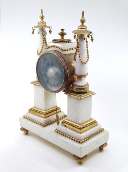 AUTRAY in PARIS 

Portico clock in white...