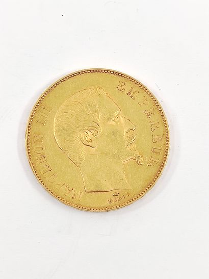 PIECE 50 francs gold 

1857 strike A

weight...