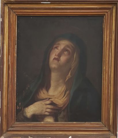 France around 1700

Virgin in ecstasy

Oil...