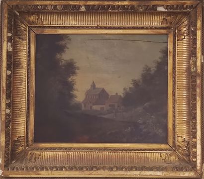 French school of the XIXth century

Landscape...