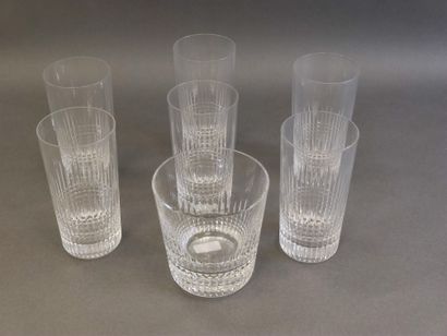 BACCARAT

Cut crystal orangeade service including:...