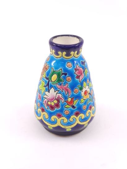 LONGWY

Vase soliflore à decor de fleurs...