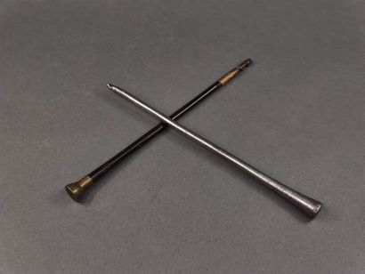 
-Wooden rigging element. 




-Two brass...