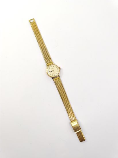 OMEGA

Ladies' wristwatch, round case, gold...