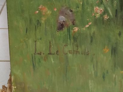 L. LE CAMUS (?-1906)

Important oil on canvas...