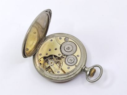 LONGINES 

Steel pocket watch