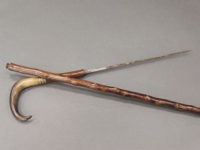 sword cane

Neflier wood shaft with triangular...