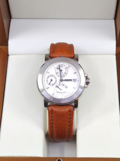MICHEL HERBELIN

Wristwatch, round steel...
