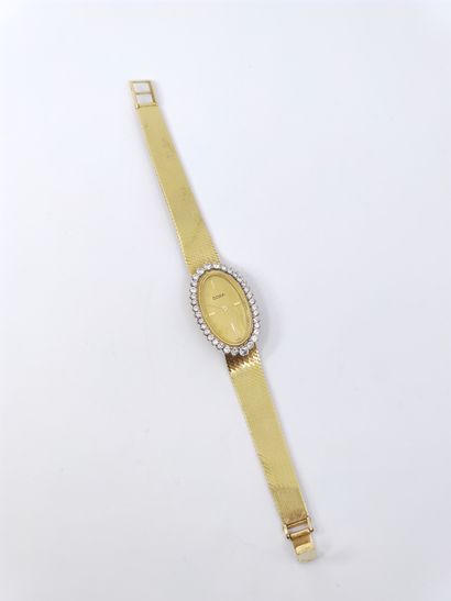 DOXA

Ladies' wristwatch in yellow gold 750°,...