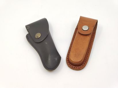 
Two folding knives, with blades marked Laguiole....