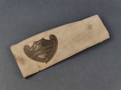 
-Clasp of polytechnician. In gilded brass....