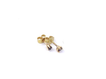 THREE pairs of earrings including:

a pair...