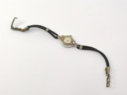 HAMILTON

BRACELET watch in 10kt gold set...