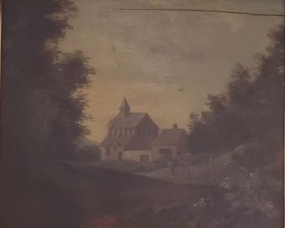 French school of the XIXth century

Landscape...