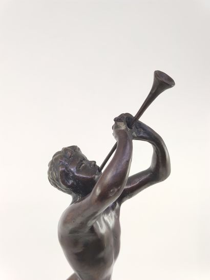 Work of the Xth century 

Bronze with brown...