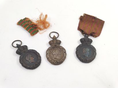 France

Lot of three medals Napoleon I 

Pansy...