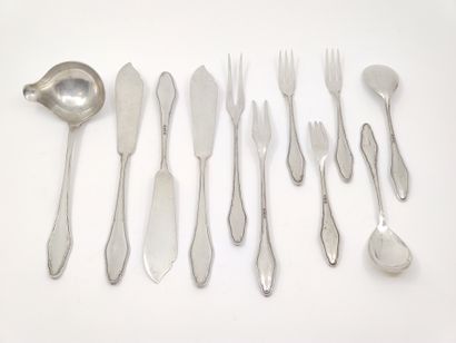 GERMAN WORK (LW)

Set of silver cutlery 800...
