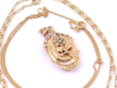 
LOT of gold 750° including :




Two chains...