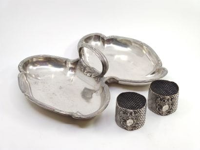 GALLIA

Silver plated hors d'oeuvre service...