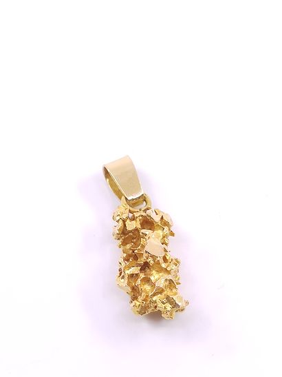 PEPITE in yellow gold 750 

weight : 8,38...