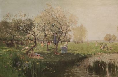 L. LE CAMUS (?-1906)

Important oil on canvas...