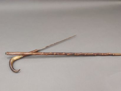 sword cane

Neflier wood shaft with triangular...