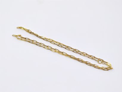 Chain in yellow gold 750° fancy mesh

weight...