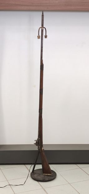 FUSIL de fantasia à silex, canon octogonal...