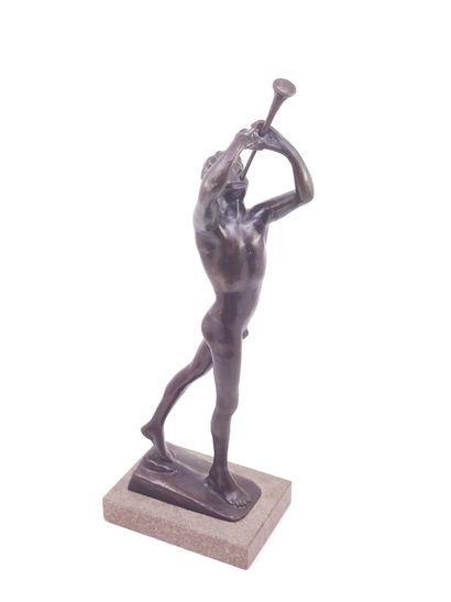 Work of the Xth century 

Bronze with brown...