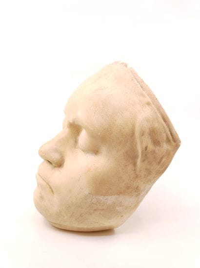 
Death mask of the composer Ludwig van Beethoven....