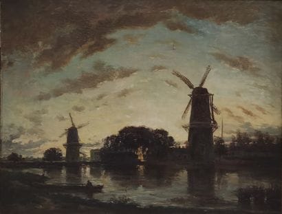 Dutch school of the 19th century

The Mills...