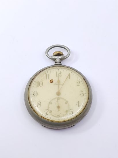 LONGINES 

Steel pocket watch