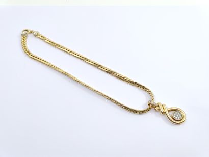 NECKLACE in yellow gold 750° with a pendant...