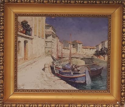 PAULA FONT (1882-?)

MARTIGUES

Oil on cardboard...