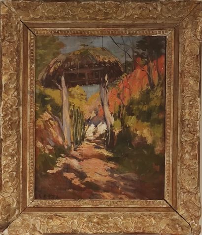 RAYMOND ALLEGRE (1857-1933) 

Entrance to...