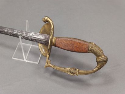 
Restoration officer sword.




Missing mother-of-pearl...