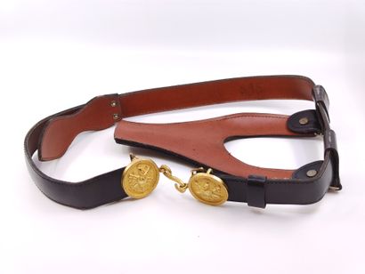 
Two belts, one of officer and one of polytechnician....