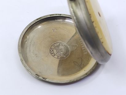 LONGINES 

Steel pocket watch