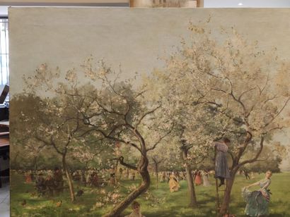 L. LE CAMUS (?-1906)

Important oil on canvas...