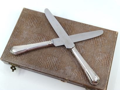 ERCUIS

Set of twelve table knives in silver...