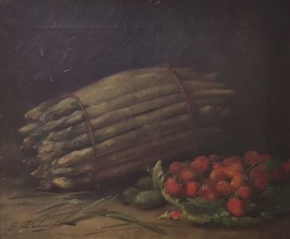 G DUBOUCHET (XIXth)

Still life with a bunch...