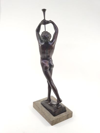 Work of the Xth century 

Bronze with brown...